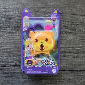 Polly Pocket Pet Connects Compact Hamster Micro Playset Polly Doll‎ By Mattel